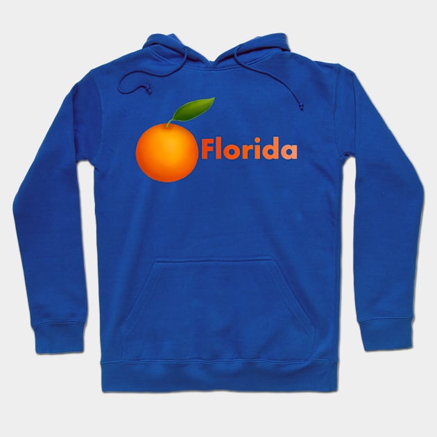 Florida Orange Hoodie by Obstinate and Literate